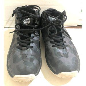 Beita Mens Size 7  Green and Purple Camouflage Basketball sneakers shoes